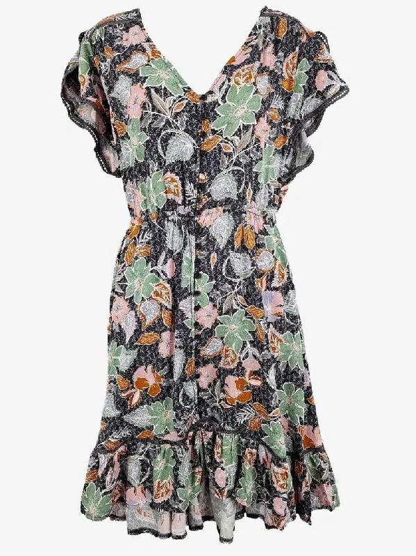 Women's Chic Apparel Jaase Pastel Floral Summer Dress Size 18