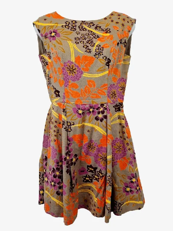 Women's Formal Event Outfit Tigerlily Vintage Floral Mini Dress Size 10