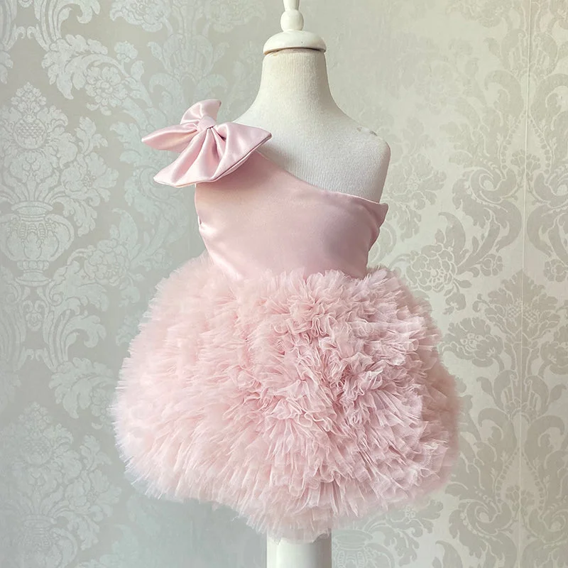 Women's Casual Clothing For Lounging Baby Girl Wedding Dress Birthday Dress Outfit Toddler Girl Puffy Princess Dress