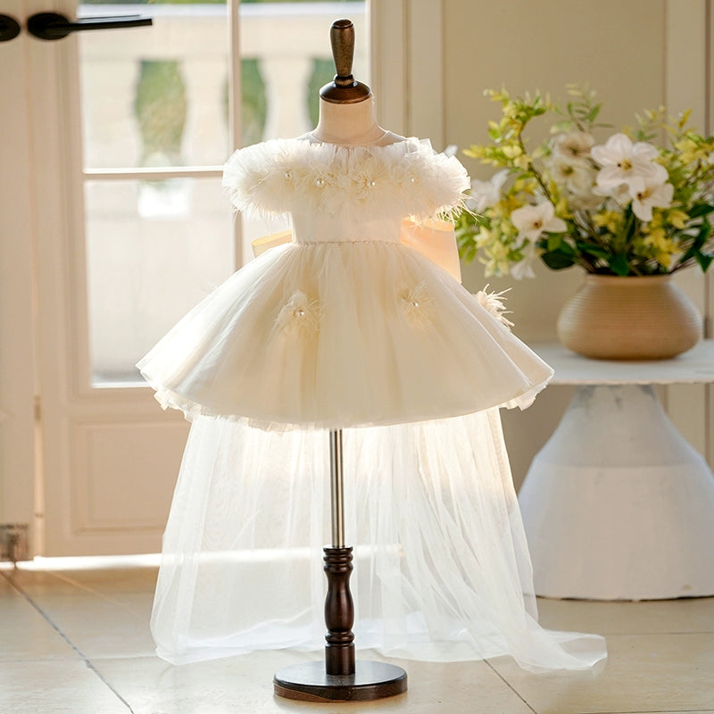 Women's Elegant Outfit Girls Pageant Dresses Flower Girl Wedding Princess Dresses