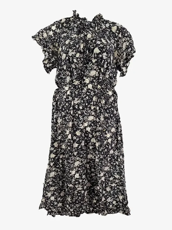 Women's Clothing For Casual Outings Zimmermann Silk Summer Floral Midi Dress Size 10