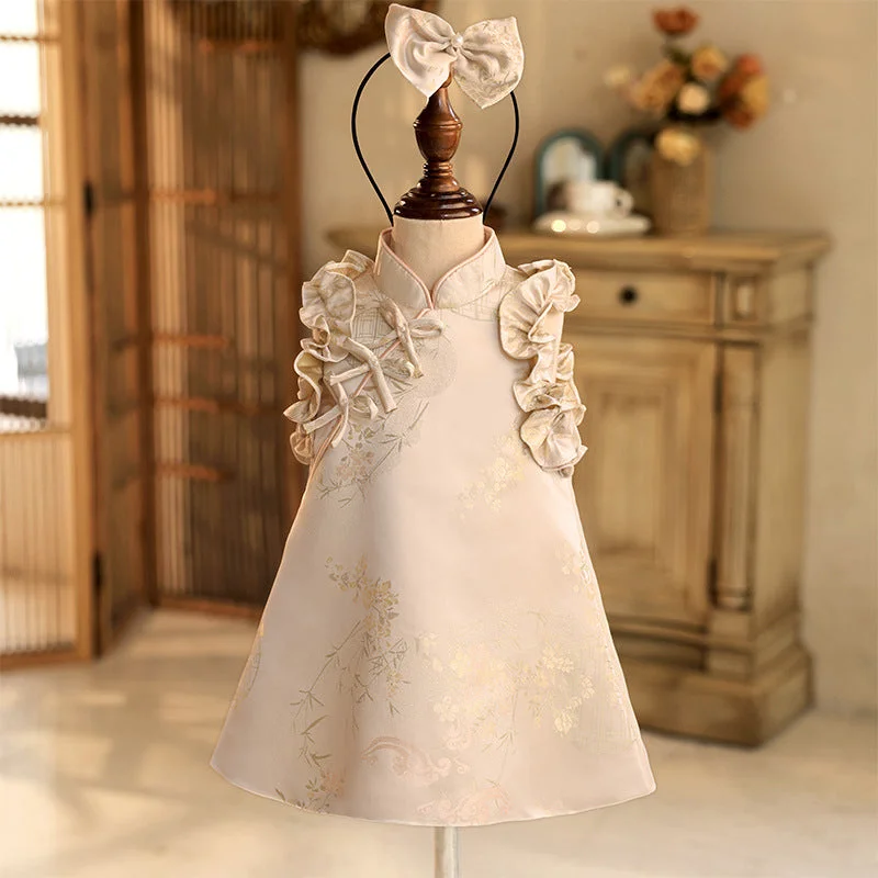 Comfortable Outfit For Women Girl Birthday Cheongsam Flower Girl Wedding Princess Dress