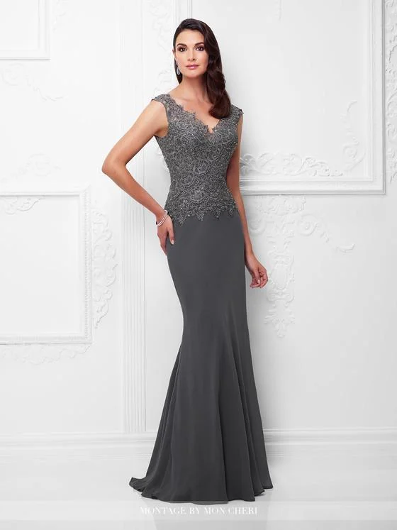 Elegant Clothing For Women Montage by Mon Cheri  - 117919 A-Line Evening Gown