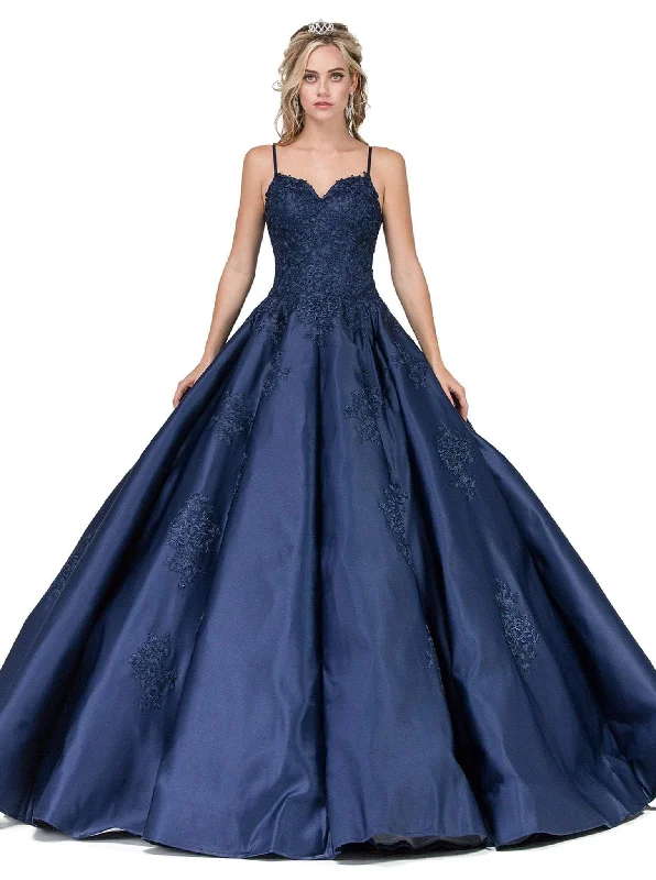 Casual Outfit For Women Dancing Queen - 1325 Applique Sweetheart Ballgown