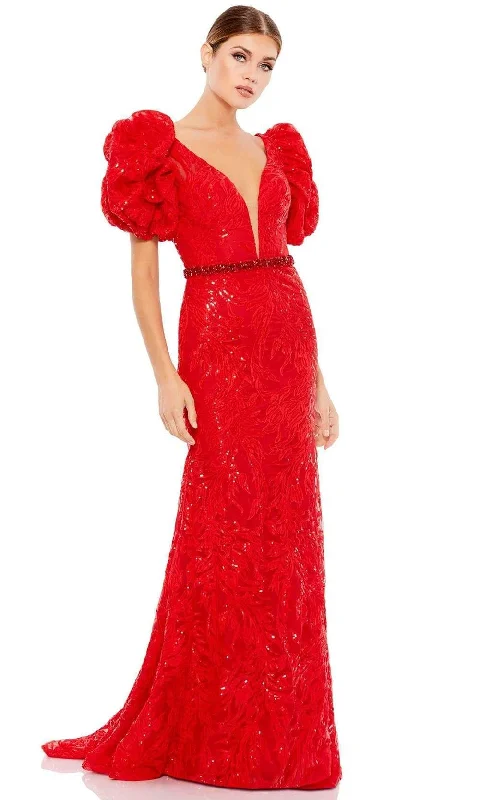 Women's Comfortable Apparel Mac Duggal - 12421 Sequined Lace Mother of the Groom Gown