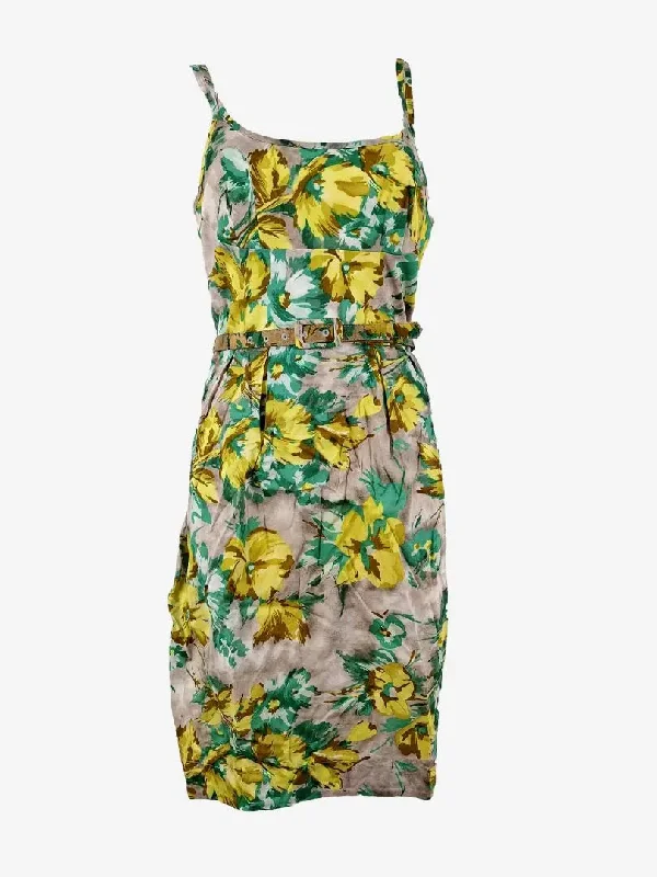 Women's Versatile Apparel Review Gorgeous Summer Floral Midi Dress Size 10