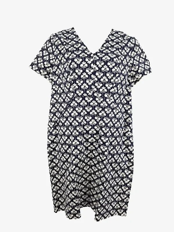 Chic Clothing For Women Boden Navy Floral Office Staple Mini Dress Size 20