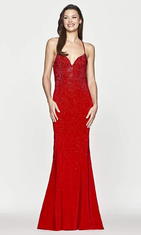 Women's Holiday Attire Faviana - S10656 Beaded Sweetheart Mermaid Gown