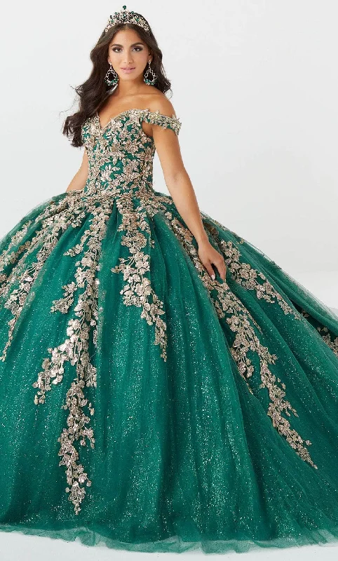 Women's Resort Attire Fiesta Gowns 56471 - Intricately Embellished Voluminous Dress