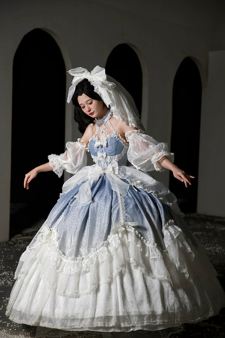 Women's Plus-Size Attire (BFM)Guaji~Cinderella~Sparkling Lolita Dress Gorgeous Wedding Dress