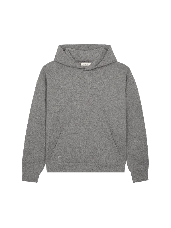 Formal Attire For Women Womens Recycled Wool Jersey Hoodie—volcanic grey