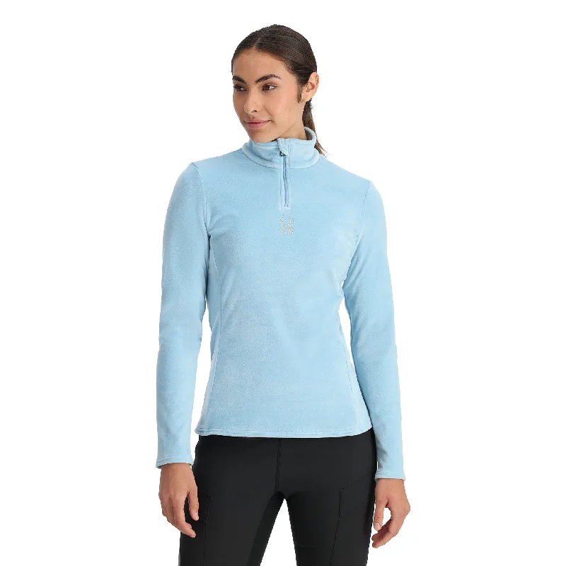 Casual Clothes For Women Womens Shimmer Bug Half Zip - Blue Drift