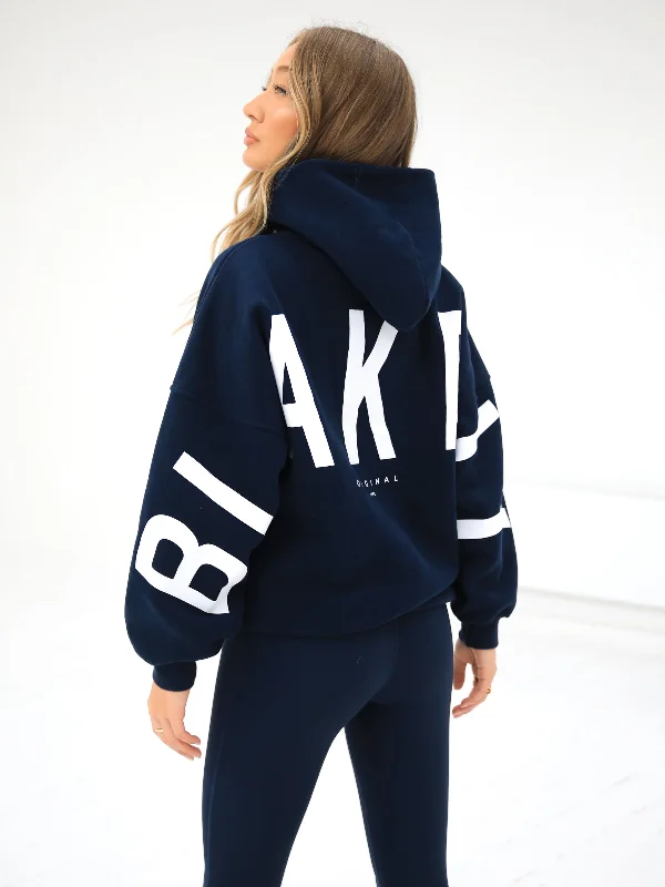 Modern Women's Attire Isabel Oversized Hoodie - Navy