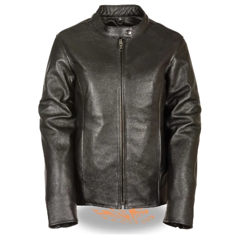 Women's Occasion Wear Clothing Milwaukee Leather LKL2720 Women's Black Classic Side Lace Leather Motorcycle Jacket