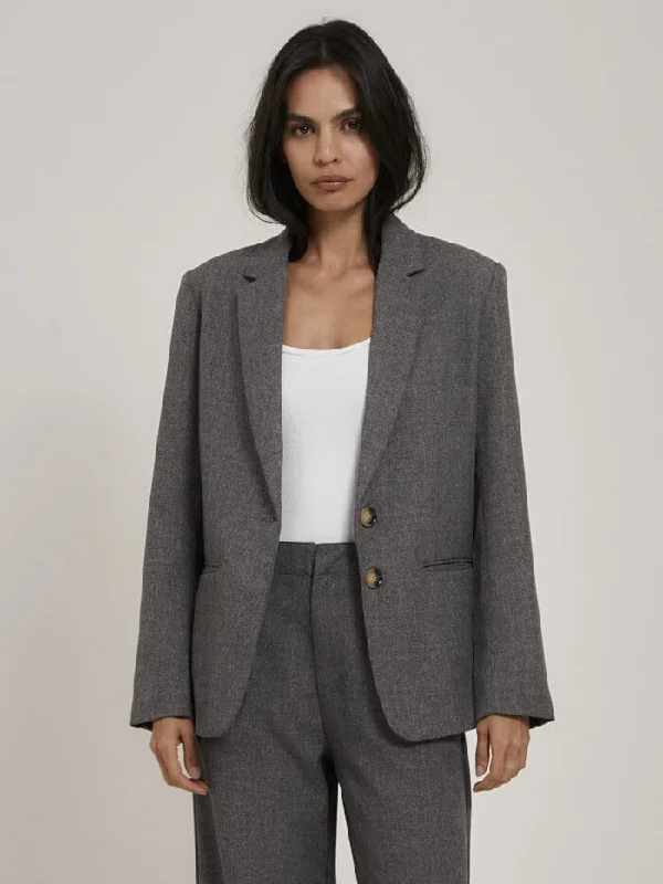 Timeless Women's Clothes Gabrielle Blazer - Steel Grey