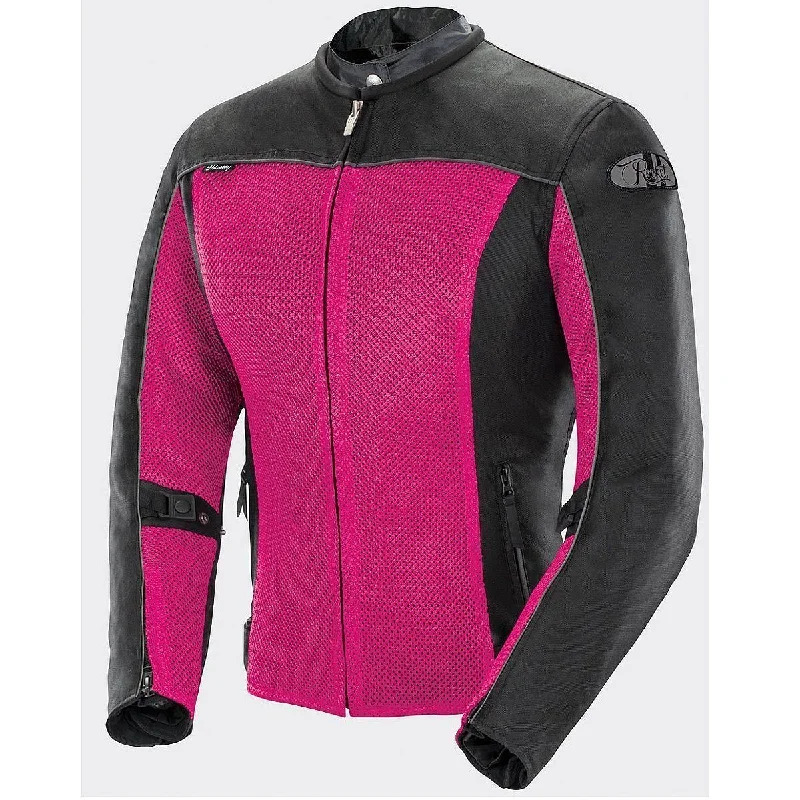 Women's Night-Out Outfit Joe Rocket Velocity Women's Pink/Black Mesh Jacket