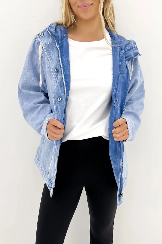 Women's Evening Outfit Kingston Anorak Light Blue