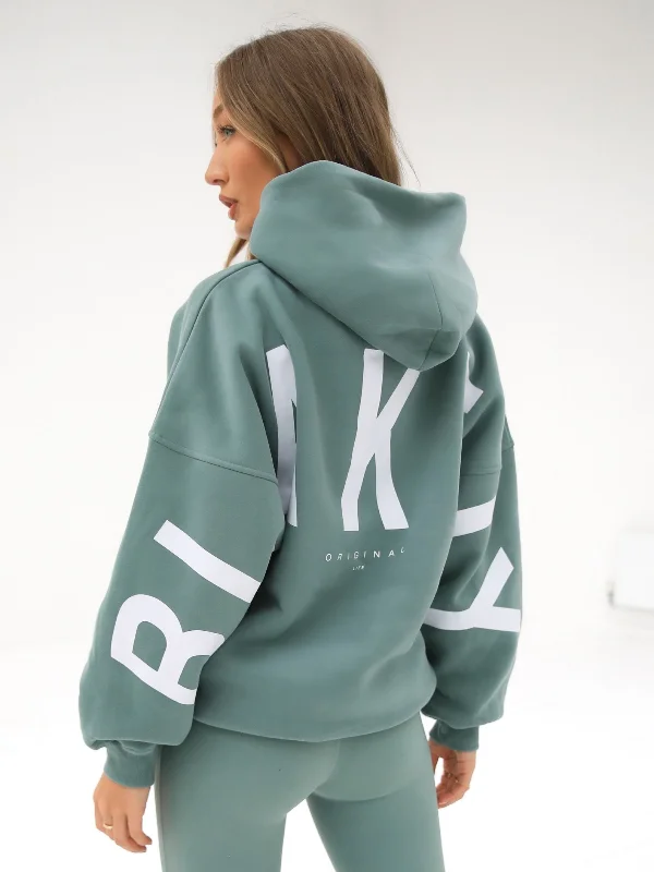 Formal Garments For Women Isabel Oversized Hoodie - Sage Green