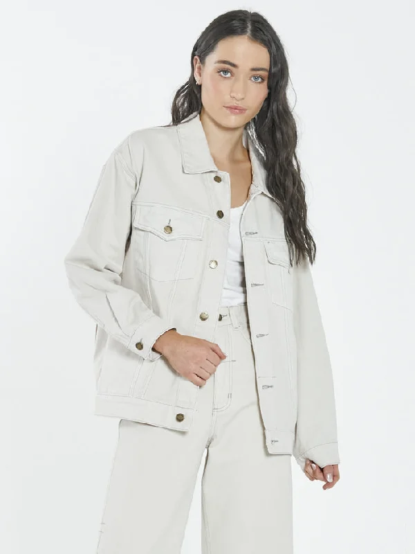 Fashionable Women's Clothing Madi Jacket - Vintage Bone