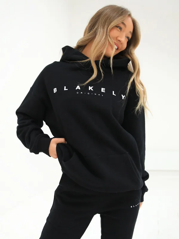 Women's Athletic Garments Composure Oversized Hoodie - Black