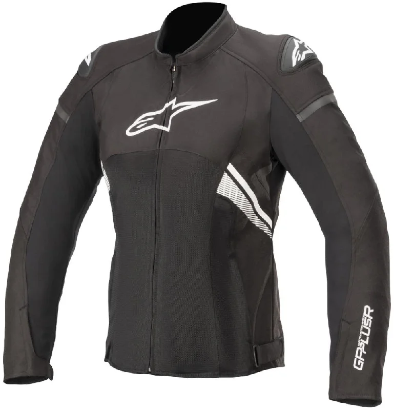 Casual Attire For Women Alpinestars Women’s Stella T-GP Plus R v3 Airflow Black and White Textile Jacket